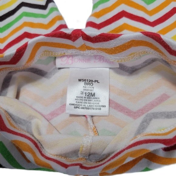 Bonnie Baby 2-piece Matching Set Thanksgiving Holiday Fall Baby Girl 12M - Picture 11 of 13